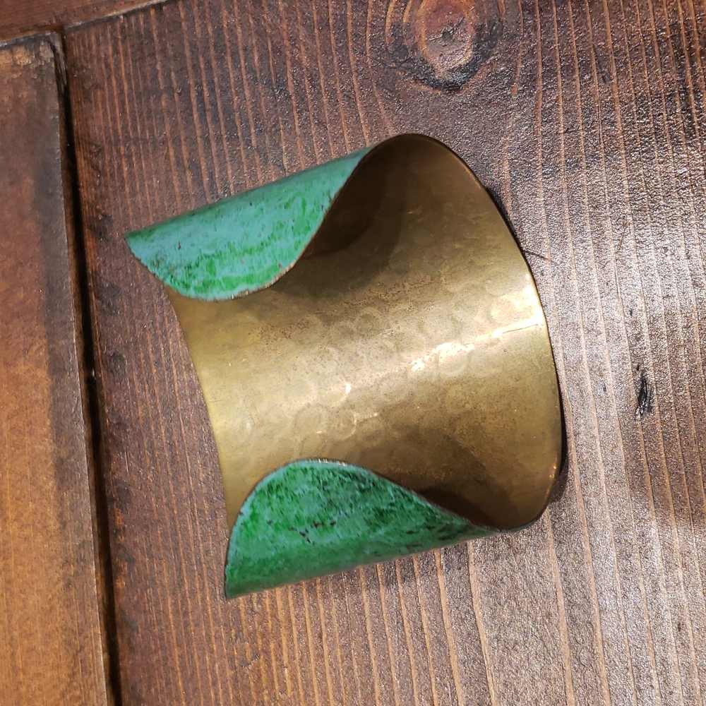 Brass cuff - Picture 3 of 4